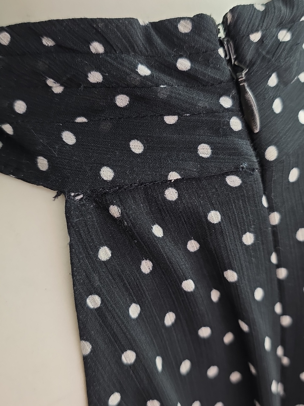 Lauren Ralph Lauren Polkadot Georgette Halter Gown - Picture 12 of 14